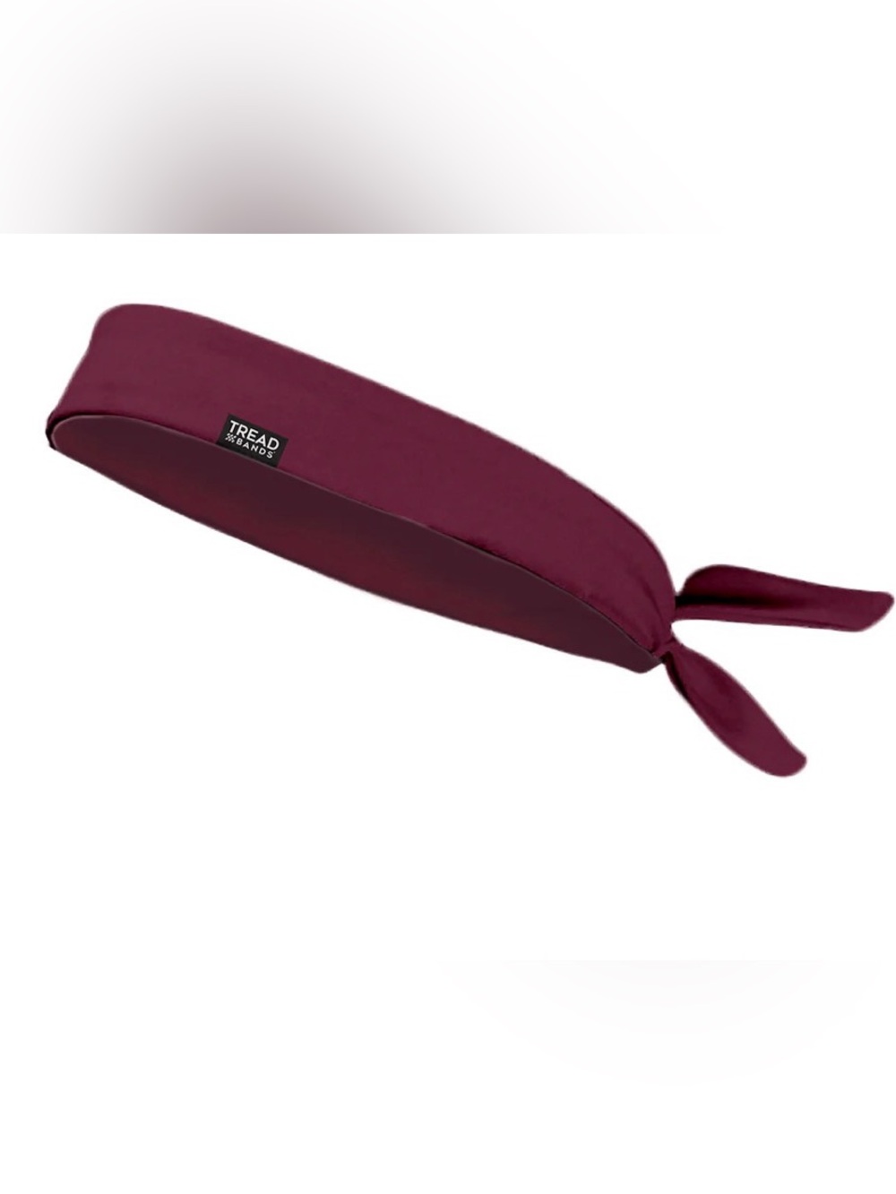 Women's Maroon Tie-Back Headband